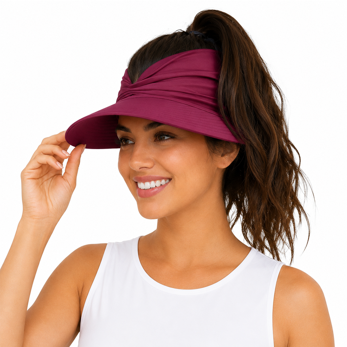 Women's UV Protection Sun Visor Hat