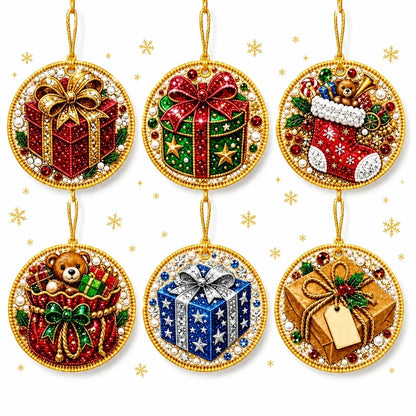 Christmas Craft Favorite — 6-Piece DIY Diamond Painting Ornament Kit