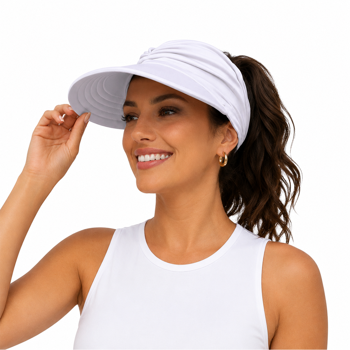 Women's UV Protection Sun Visor Hat