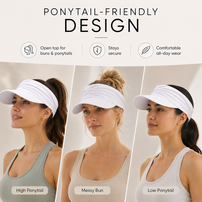 Women's UV Protection Sun Visor Hat