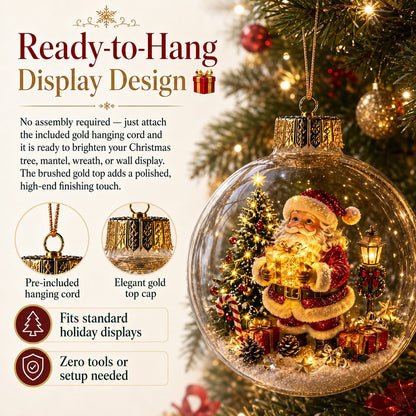 🎄Glowing Christmas Diorama Ornament 👼