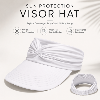 Women's UV Protection Sun Visor Hat