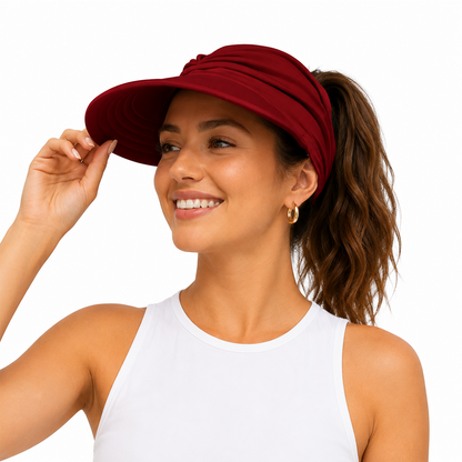 Women's UV Protection Sun Visor Hat
