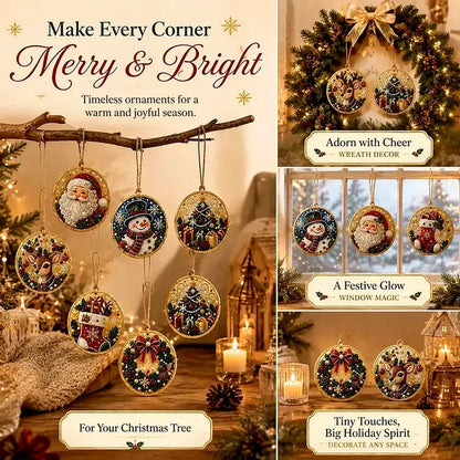 Christmas Craft Favorite — 6-Piece DIY Diamond Painting Ornament Kit