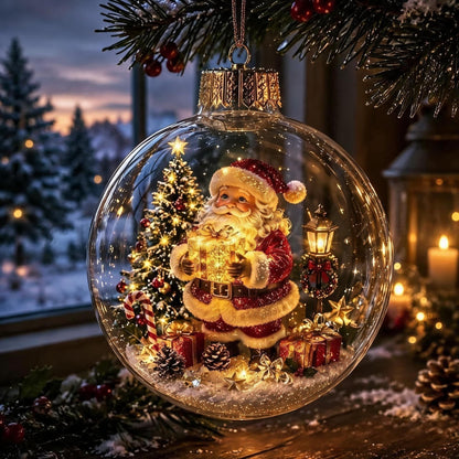 🎄Glowing Christmas Diorama Ornament 👼