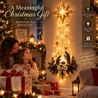✨ Last Day — 49% OFF ✨ ✝️ Bethlehem Star Nativity Wall Light
