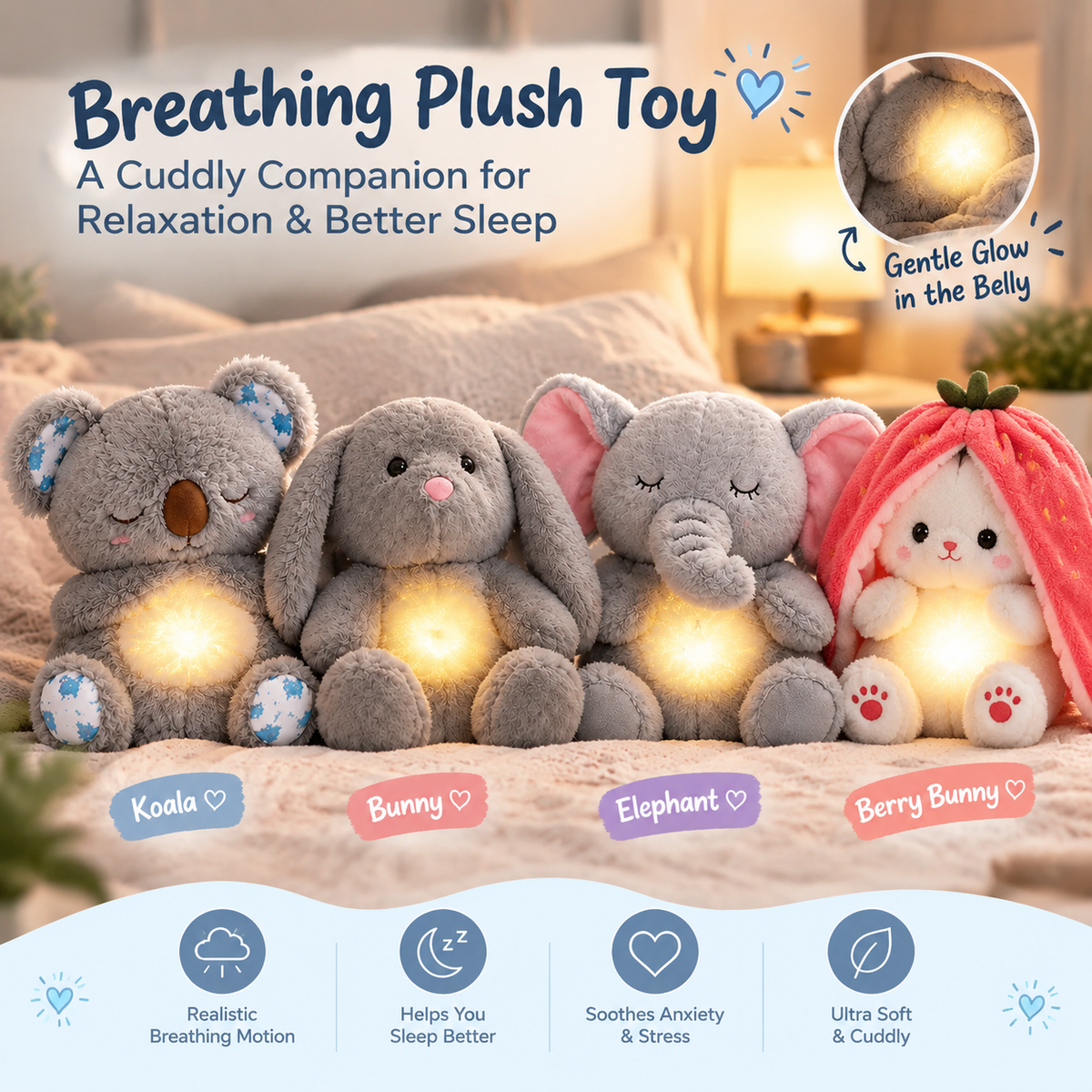 🧸 LumiBreath Plush Companion