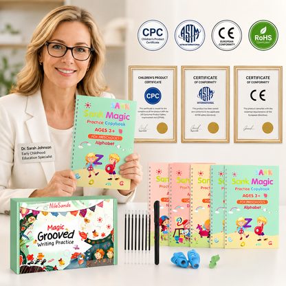 📚MagicBook | Kids Practice Copybook Set (4Pcs/Set)