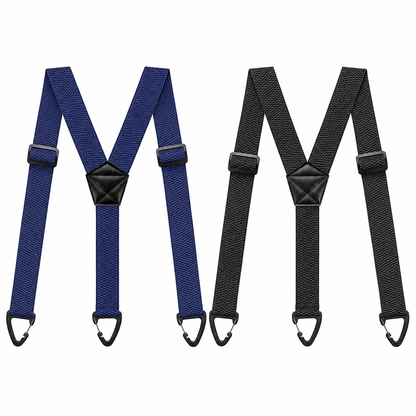Men's X-Back Suspenders with Hook Clips