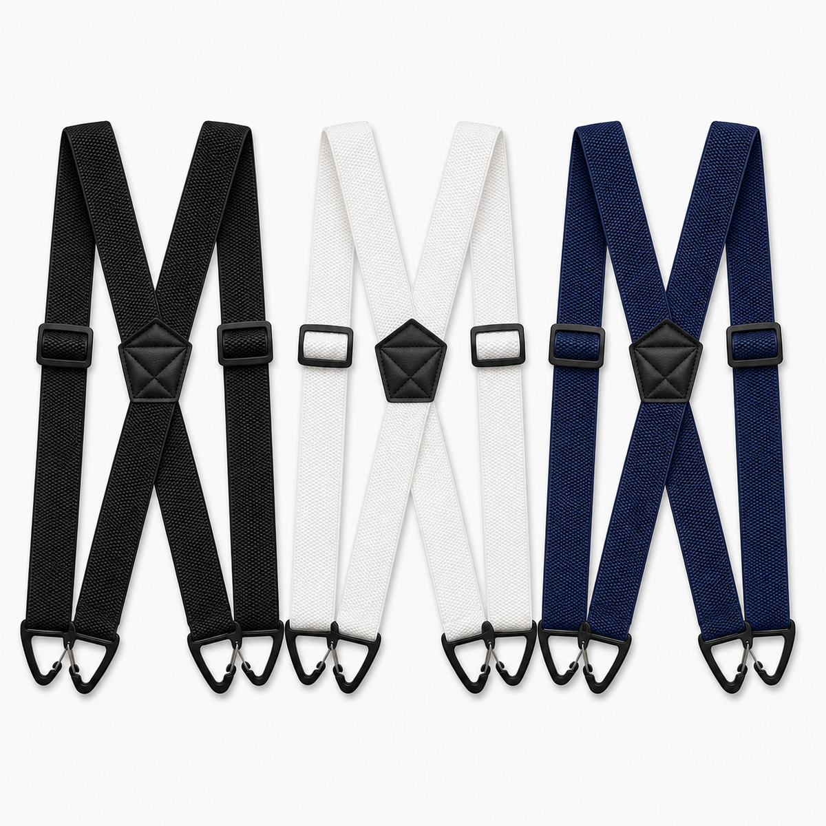 Men's X-Back Suspenders with Hook Clips