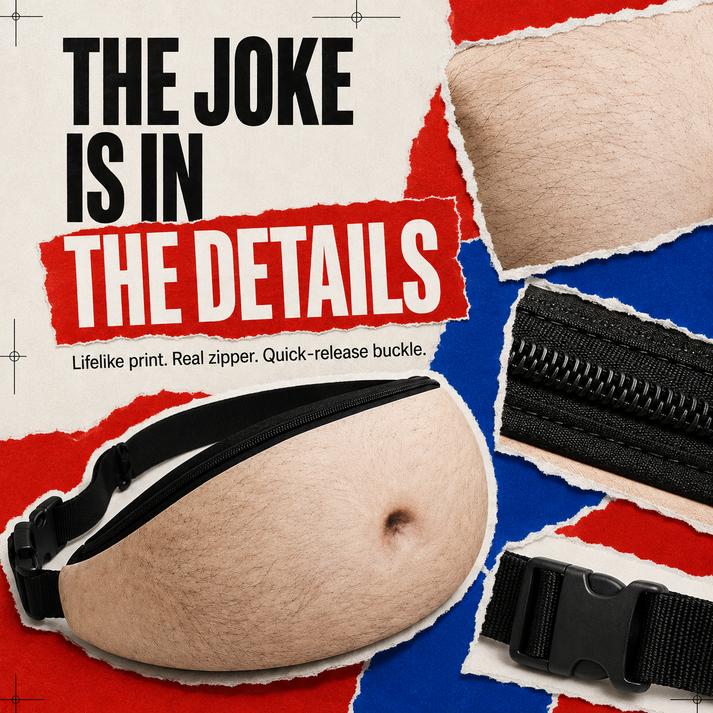 ⏰ 50% OFF Today- Funny Belly Bag
