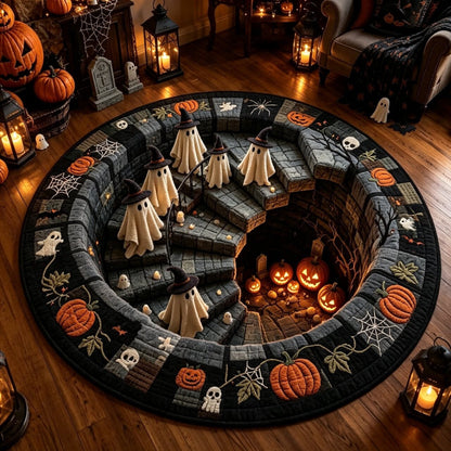 👻The Ultimate 'Trick'-3D Illusion Halloween Rug : Don't Fall In!