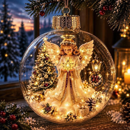 🎄Glowing Christmas Diorama Ornament 👼