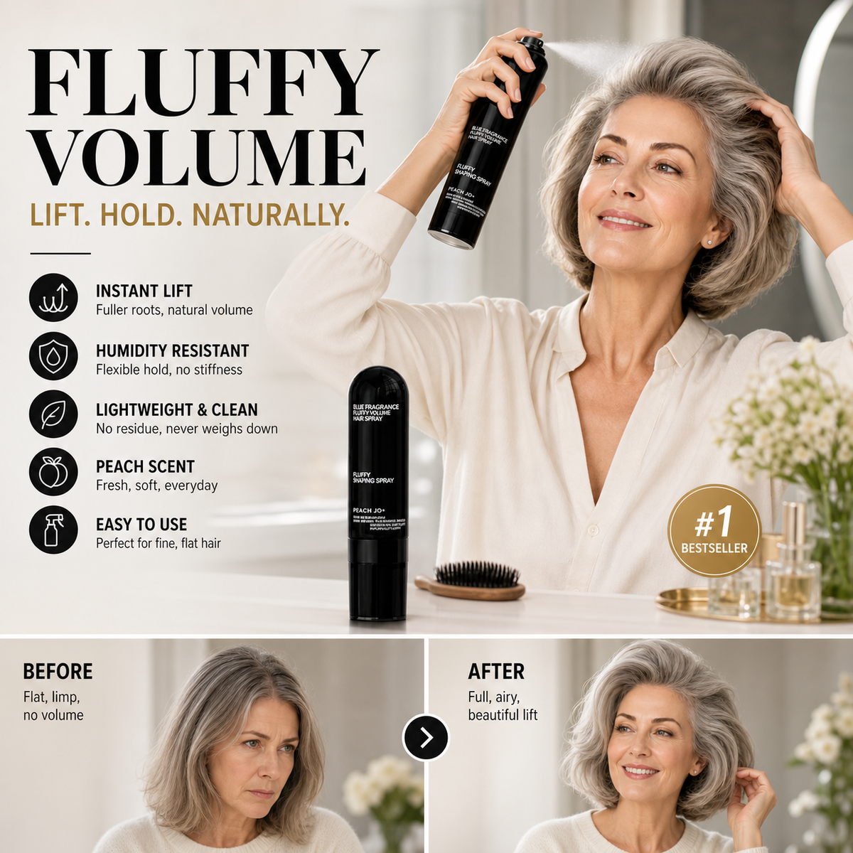 💁 LIMITED-TIME 50% OFF! Root Lift Volumizing Spray