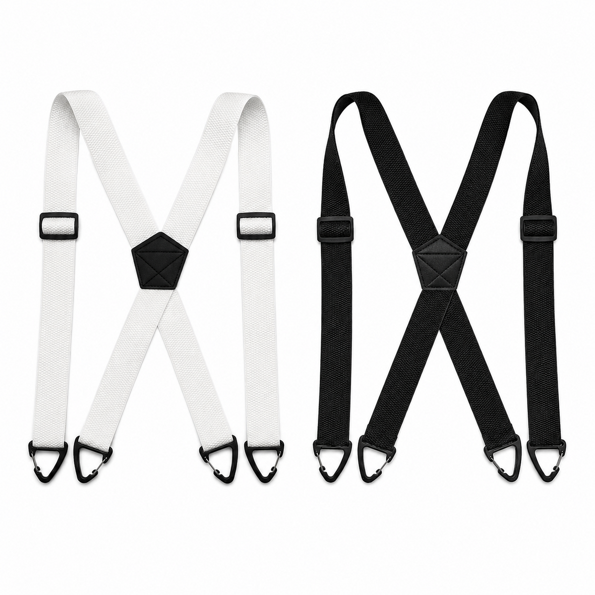 Men's X-Back Suspenders with Hook Clips