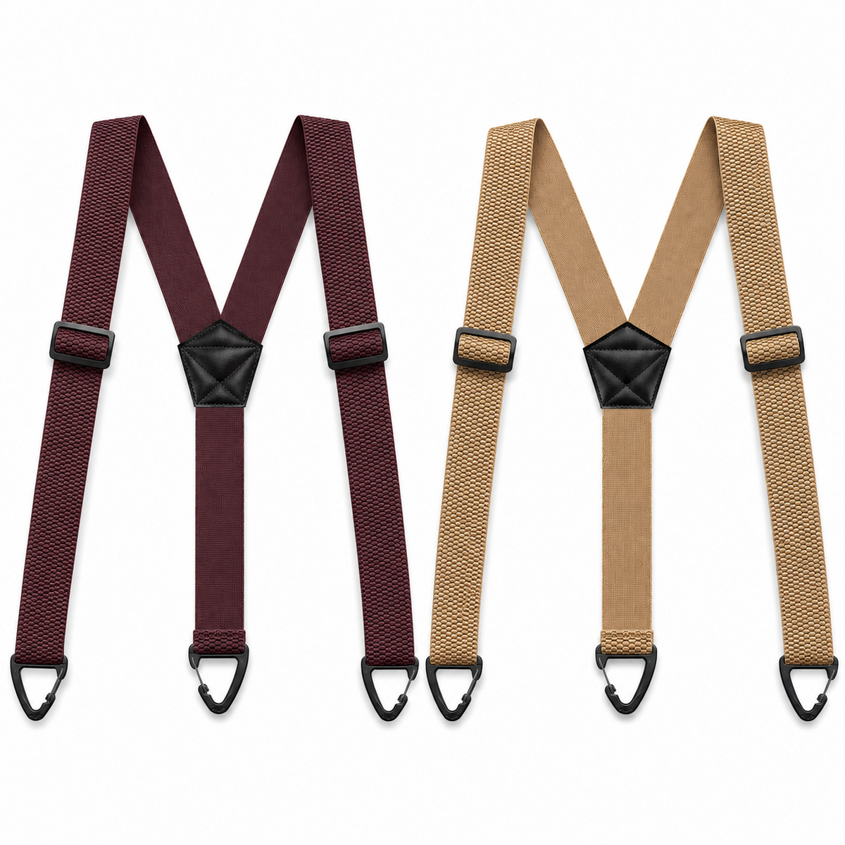Men's X-Back Suspenders with Hook Clips