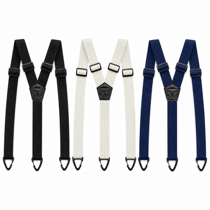 Men's X-Back Suspenders with Hook Clips