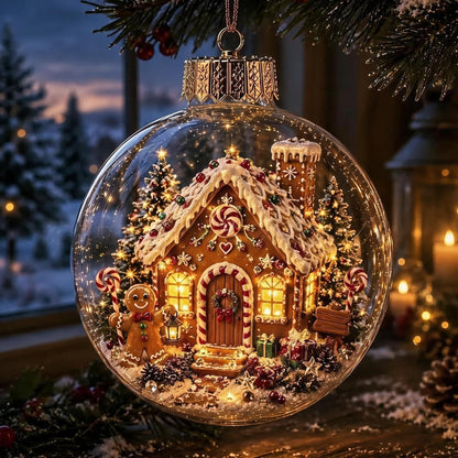 🎄Glowing Christmas Diorama Ornament 👼