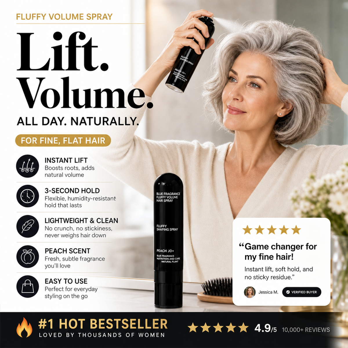 💁 LIMITED-TIME 50% OFF! Root Lift Volumizing Spray